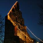 Burgruine Weihnachten
